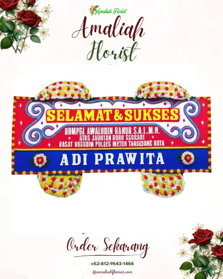 Papan Bunga Ucapan Selamat Sulamu